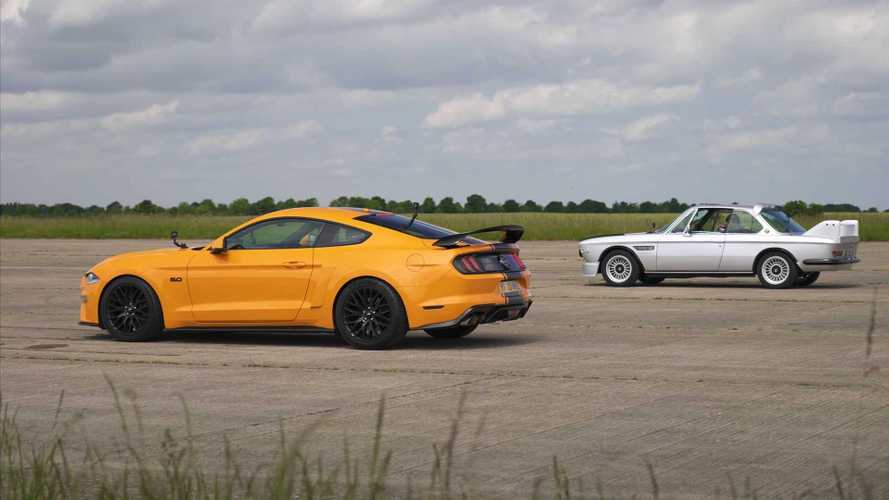 Электрический рестомод BMW сразился с Ford Mustang в дрэге