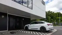 Audi charging hub in Nuremberg, Germany