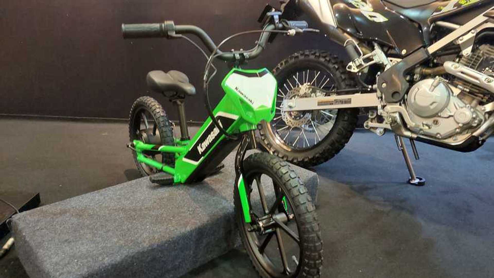 Ini Kawasaki Elektrode, Sepeda Listrik Mini untuk Sang Buah Hati