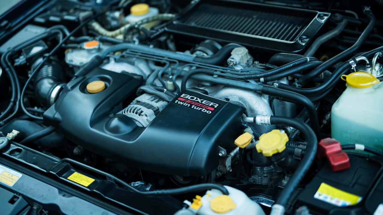 Il motore boxer biturbo, la folle idea di Subaru