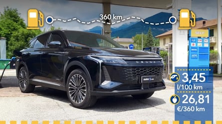 OMODA 9 SHS 2025, prueba de consumo real del superhíbrido