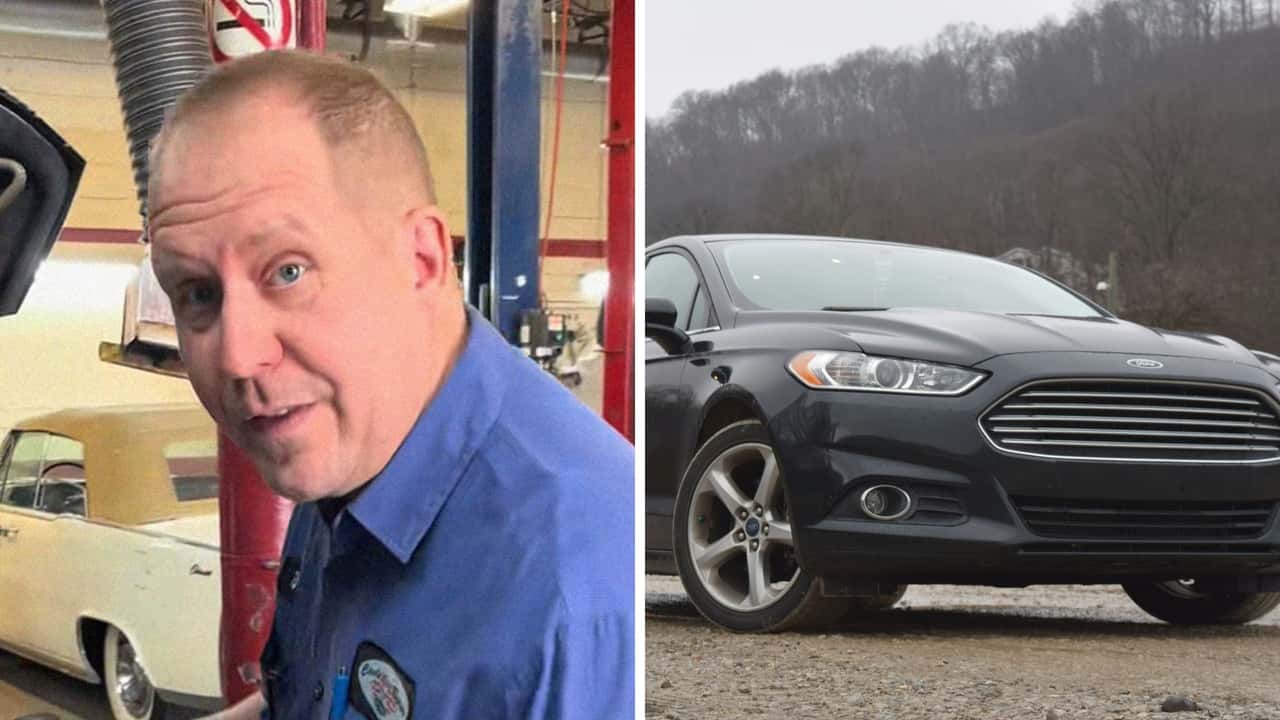 Mechanic works on Ford Fusion. Then he’s puzzled when this mysterious smoke comes pouring out