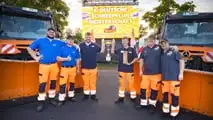Unimog bei der 4. Deutschen Schneepflugmeisterschaft