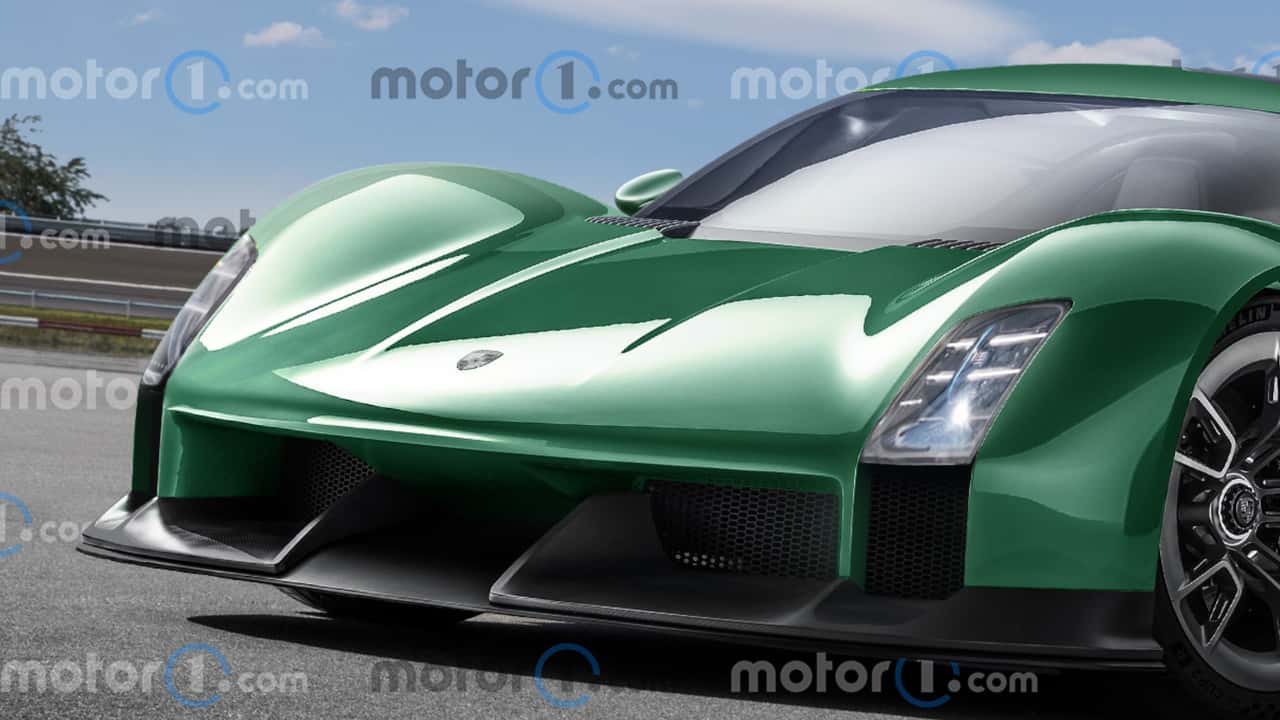 2028 Porsche Supercar Rendering By Motor1