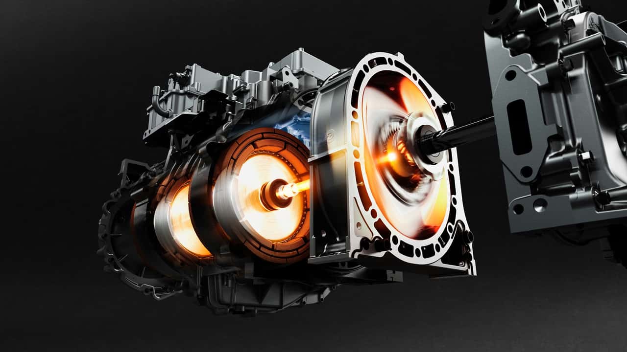 Wankelmotor des Mazda MX-30 e-Skyactiv R-EV