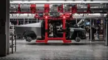 Tesla Cybertruck production line