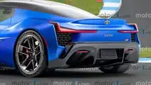 Toyota FT-Se Electric Sports Car Production Rendering