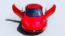 Vista frontal exterior do Mazda Iconic SP Concept