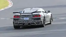 Chevrolet Corvette ZR1 Spionagefoto von der Rückansicht