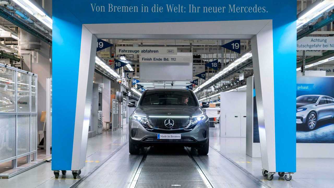 Mercedes Benz Eqc Electric Suv Now In Production