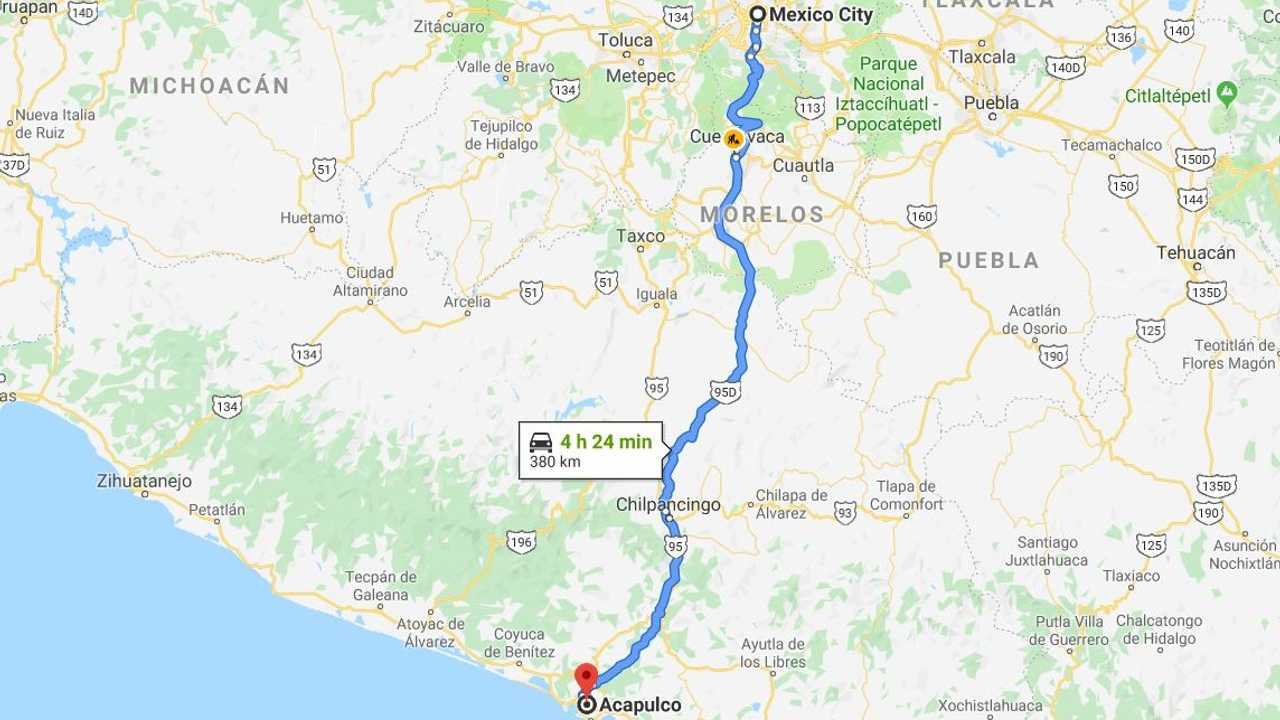 mexico city to acapulco