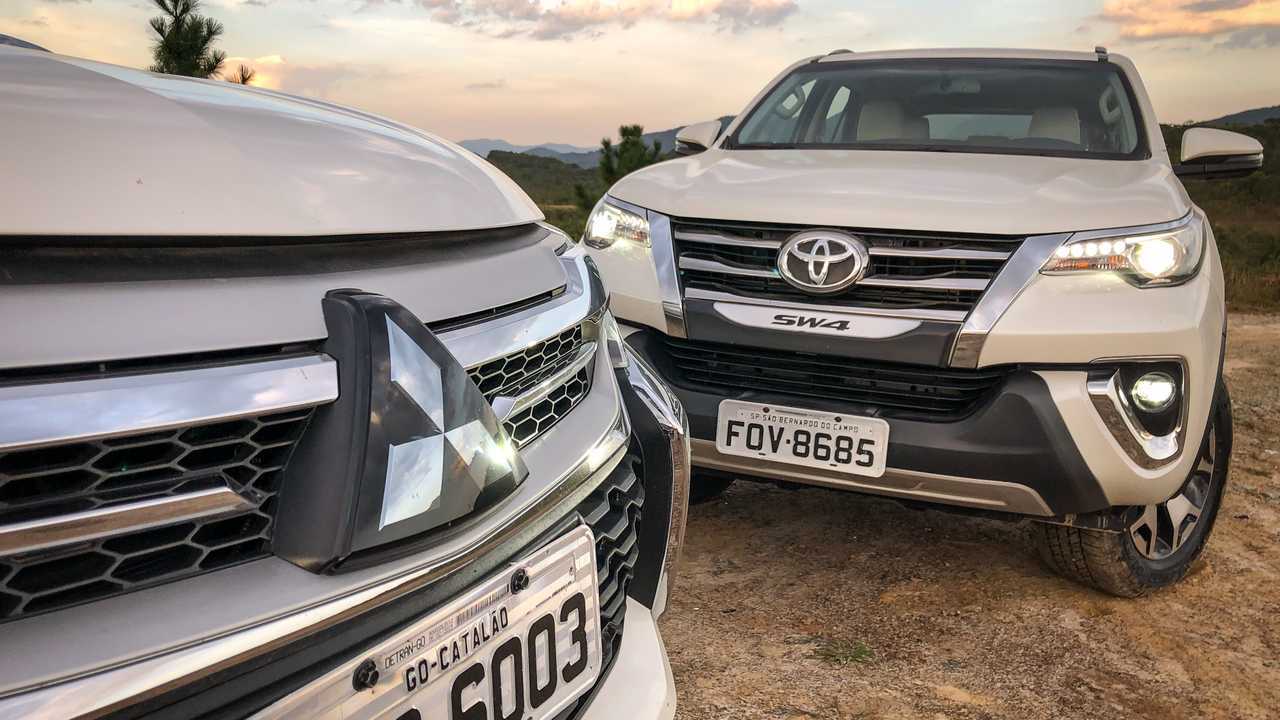 Comparativo: Mitsubishi Pajero Sport x Toyota Hilux SW4