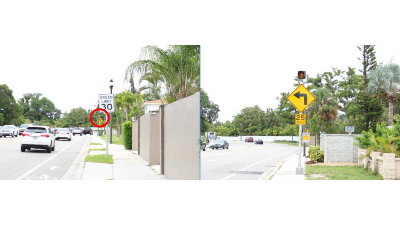 Fort Lauderdale Tesla crash scene