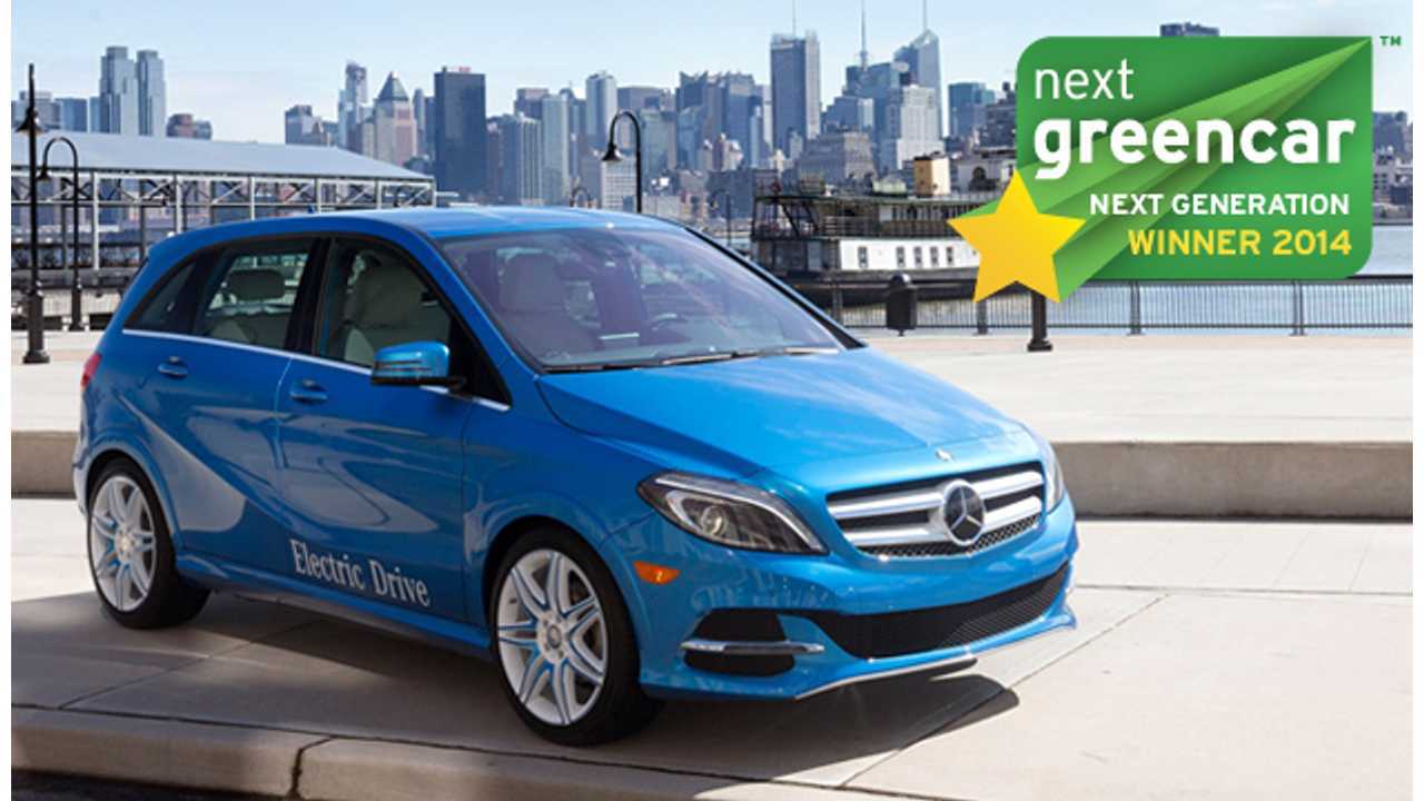 Next Green Car Next Generation winner - M-B B-Class Electric Drive