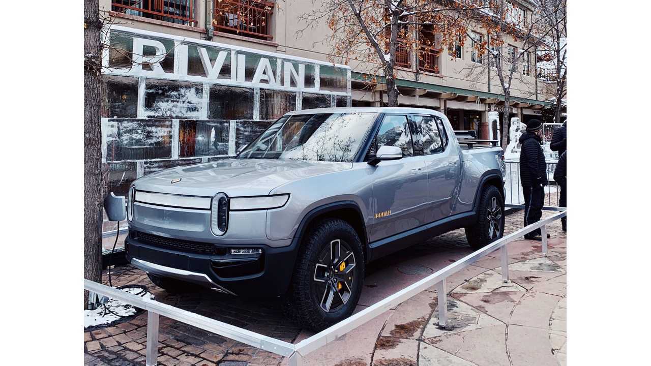 Rivian R1T Electric Pickup Truck Shows Up At X Games
