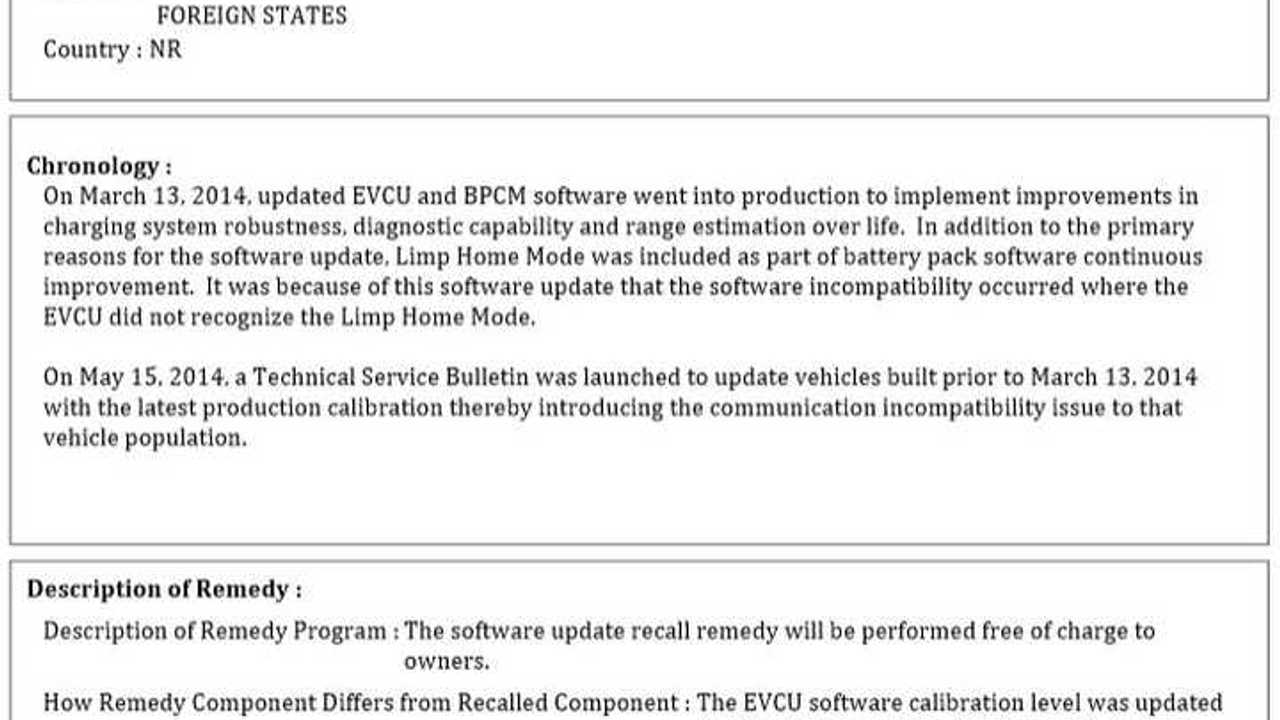500e recall 2