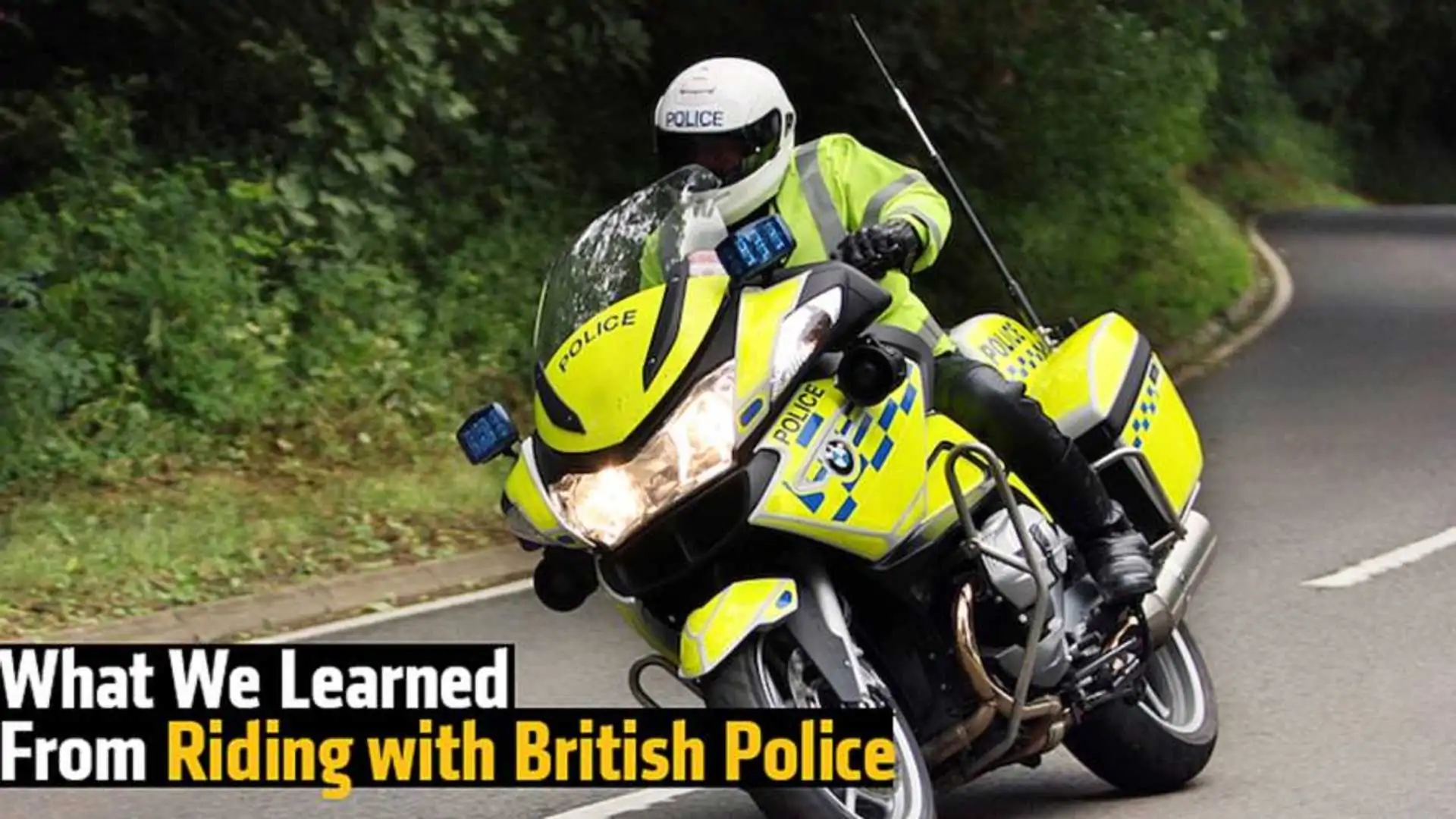 british police motorcycle helmet What We Learned from Riding with British Police