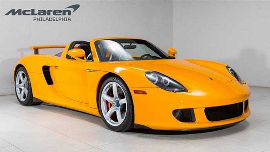 En venta este raro Porsche Carrera GT amarillo