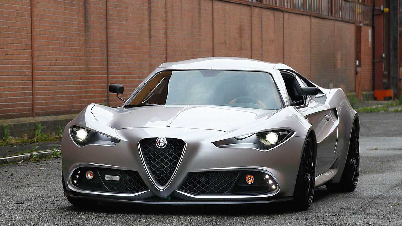 Ein Alfa 4C mit Maulwurf-Optik