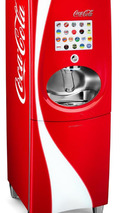Coca-Cola Freestyle beverage dispenser, Pininfarina exhibition at London 2012 18.06.2012