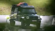 New Mercedes-Benz G550 4×4² spy photo