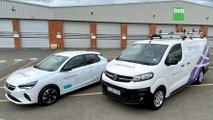 Openreach Vauxhall Corsa-e and Vivaro-e