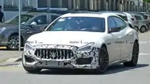 Maserati Quattroporte Aggiorna Spy Shots Girando