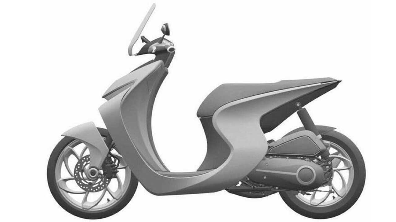 disegni scooter honda vintage