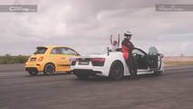Audi R8 Versus Abarth 595