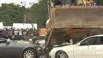 Cars Crushed In The Philippines