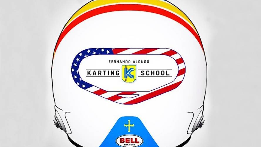 Casco especial de Fernando Alonso para las 24h de Daytona
