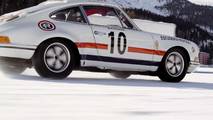 Porsche 911S ile GT2 RS'in Karlı Yollardaki Muhteşem Görüntüleri