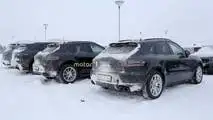 2019 Porsche Macan facelift spy photo