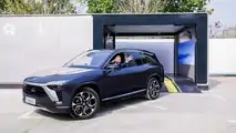 The first NIO Power Swap Station 2.0 starts operation in Beijing