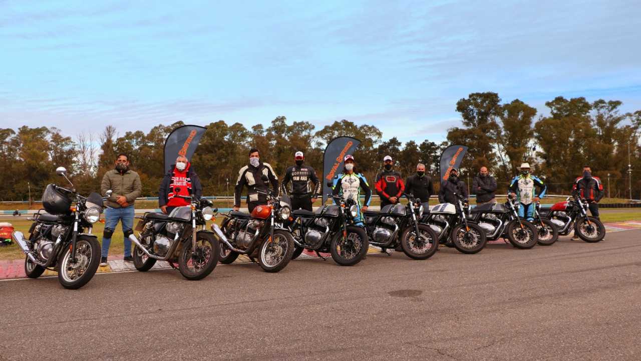 En el Gálvez: Royal Enfield Academy abrió su clínica de manejo para usuarios de Continental GT