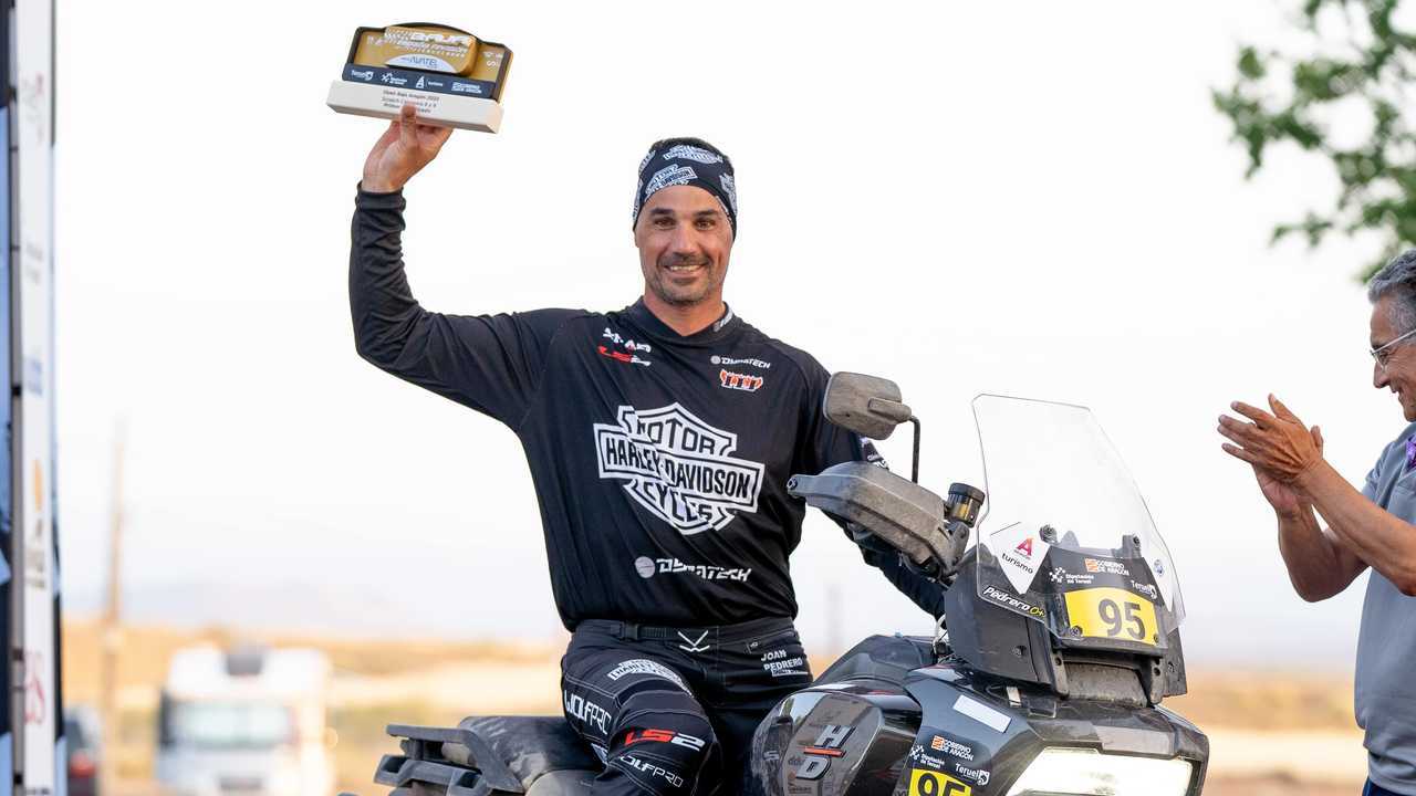 Harley Davidson Pan America 1250 en la Baja Aragón 2022
