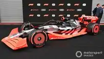 Showcar com pintura de lançamento Audi F1