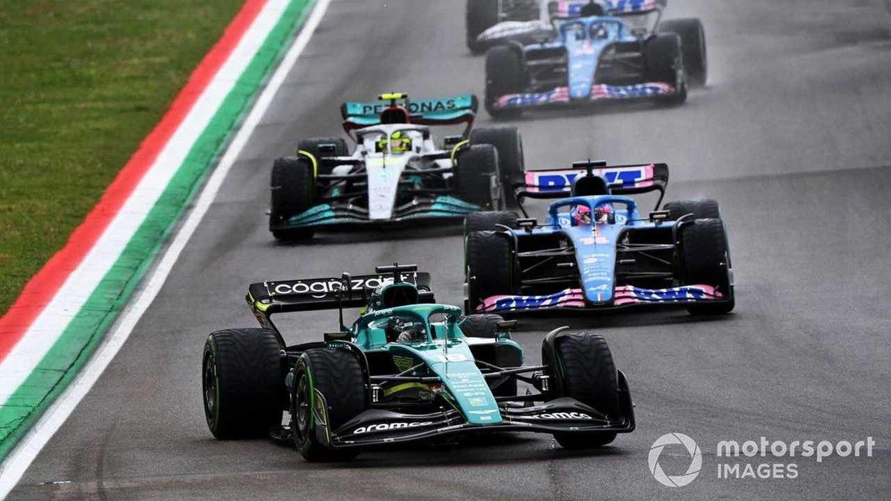 Lance Stroll at Emilia Romagna GP 2022