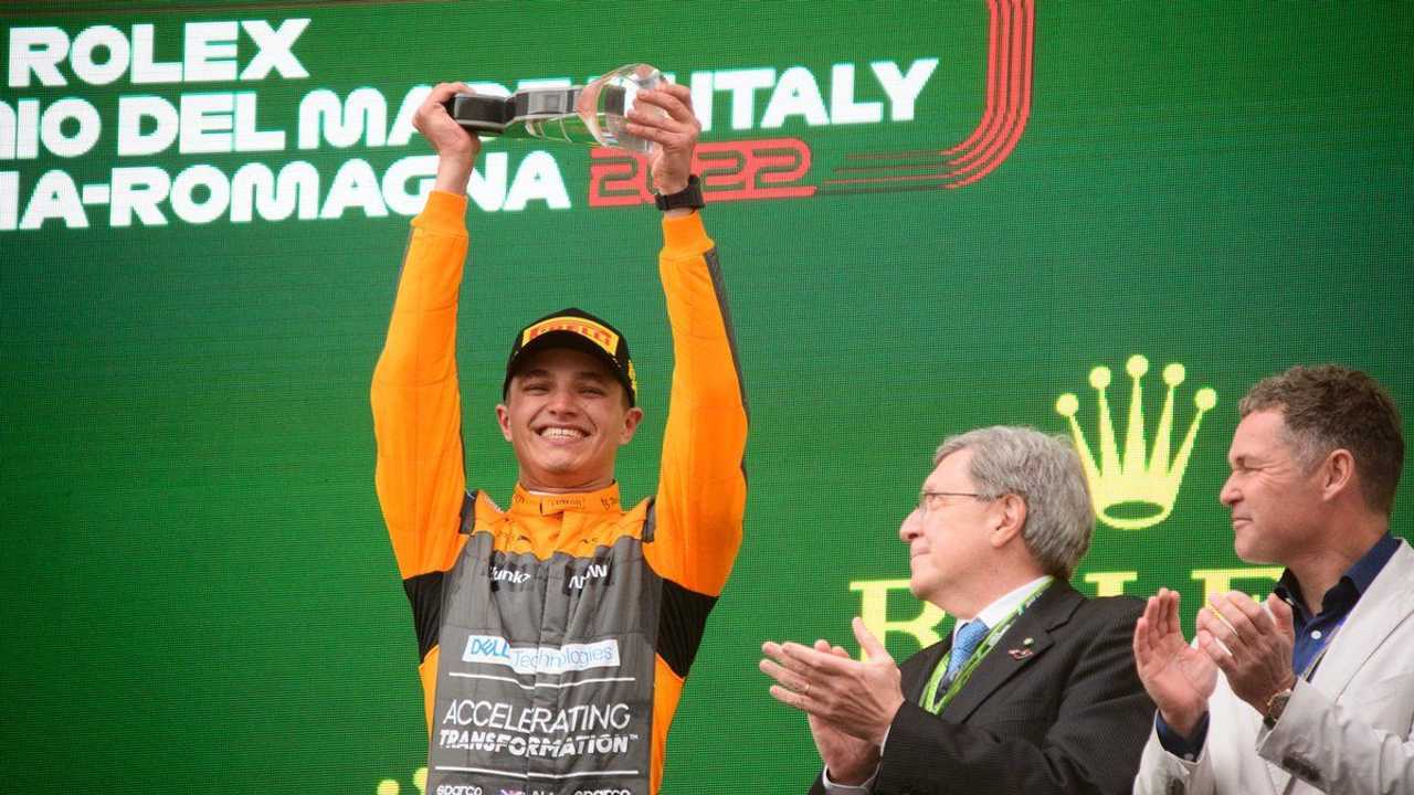 Lando Norris at Emilia Romagna GP 2022