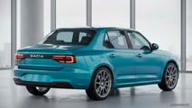 Rendering Dacia Logan im Dacia 1300/Renault 12-Design