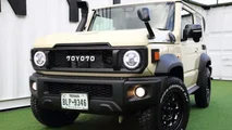 Suzuki Jimny trasformata in Toyota Land Cruiser 70