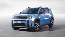 Fiat Giga Panda, le rendu