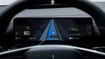 Guía de carril en tiempo real de Google Maps en Polestar