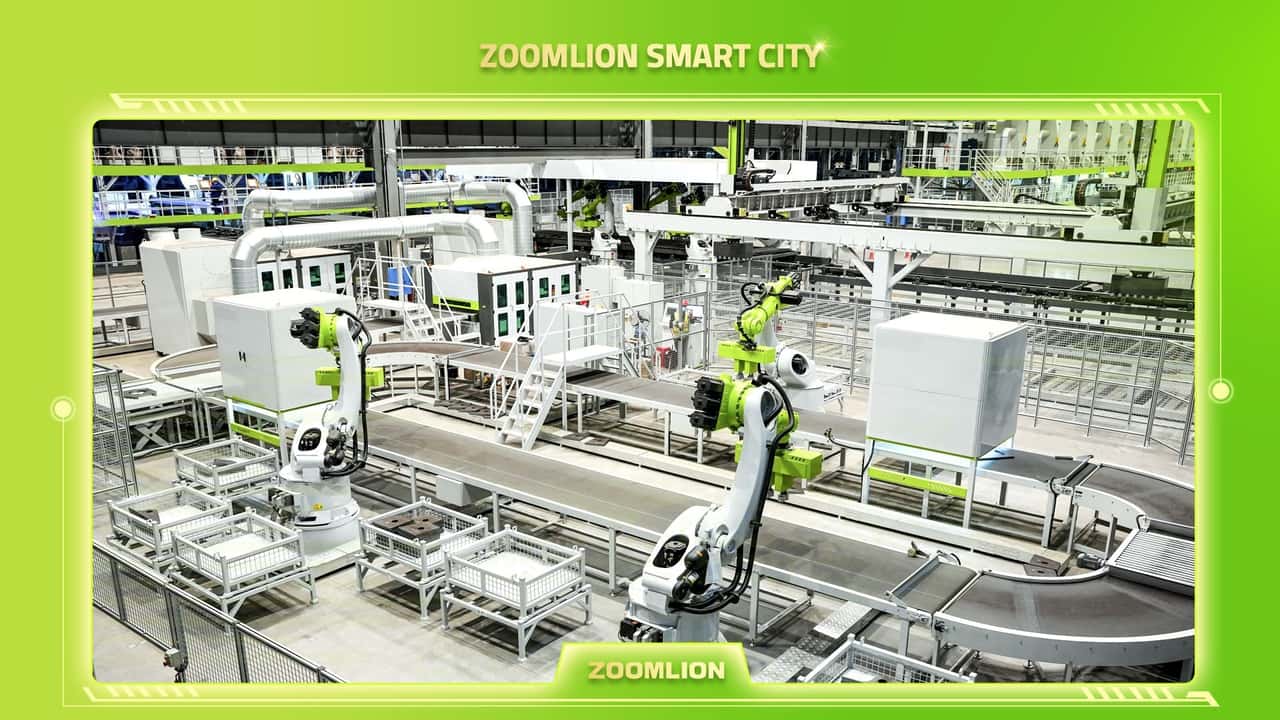 Zoomlion: intelligenza artificiale e robot in fabbrica