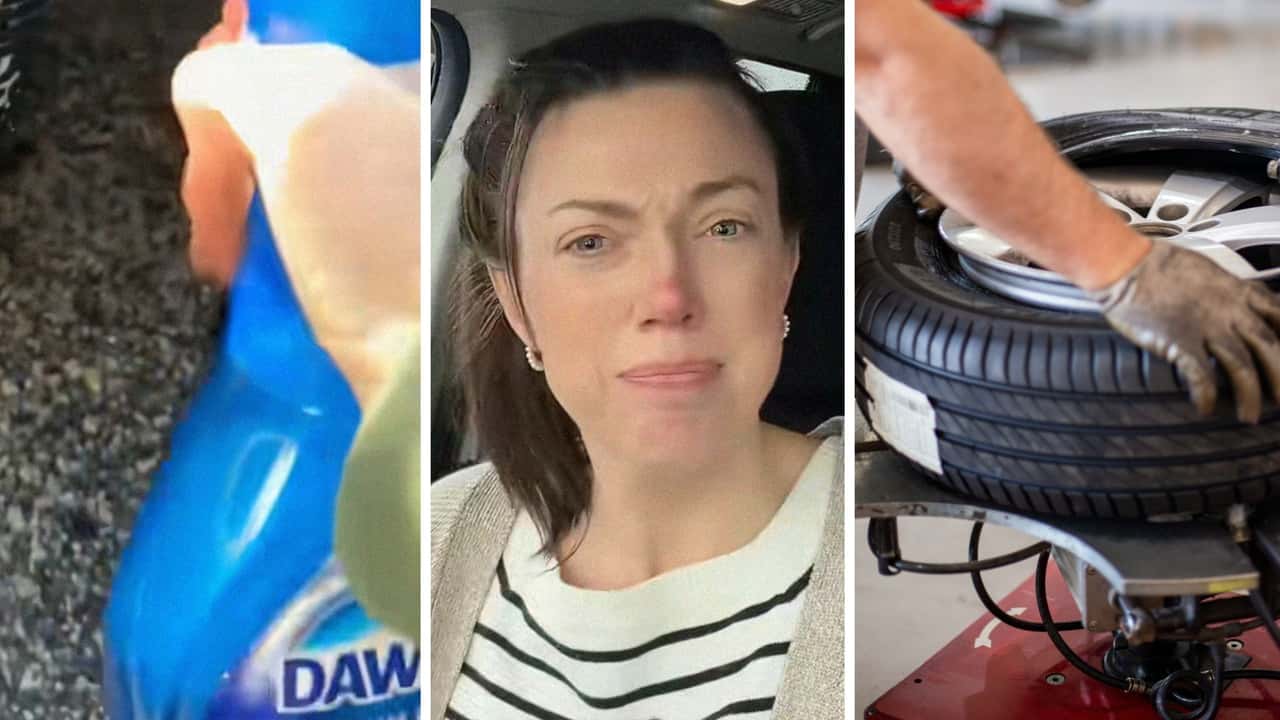 Woman Shares How To Find The Hole In Your Tire