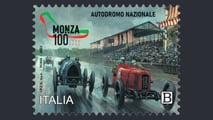 I francobolli dedicati all'Autodromo di Monza