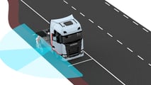 Scania Door Cycling Warning
