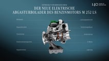 Il motore con turbo elettrico di Mercedes