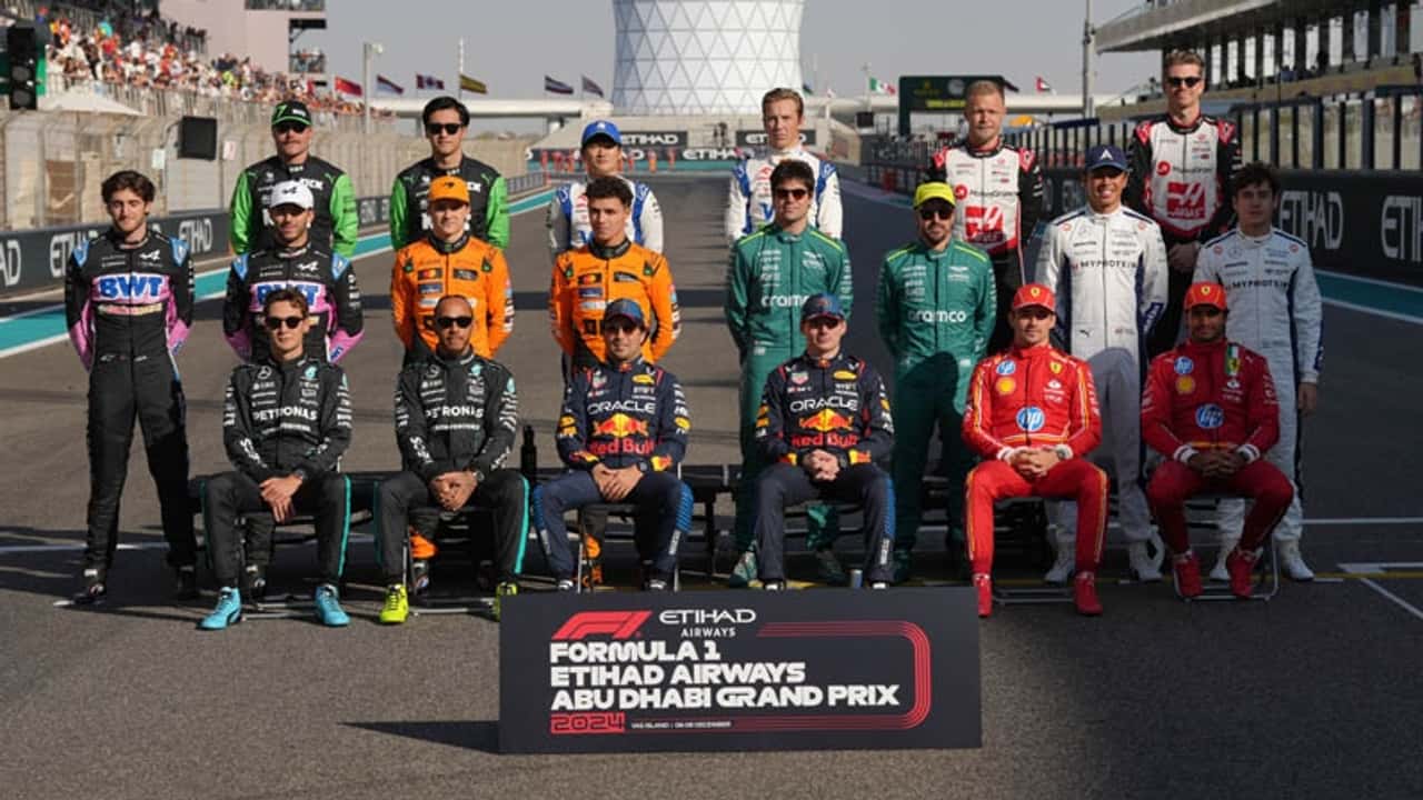 La grille F1 2024 sur le dernier GP de la saison 2024