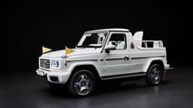 Mercedes G 580 mit EQ-Technologie als Papamobil